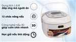 Nồi cơm điện tử Sharp 1.8 lít KS-TH18-GL